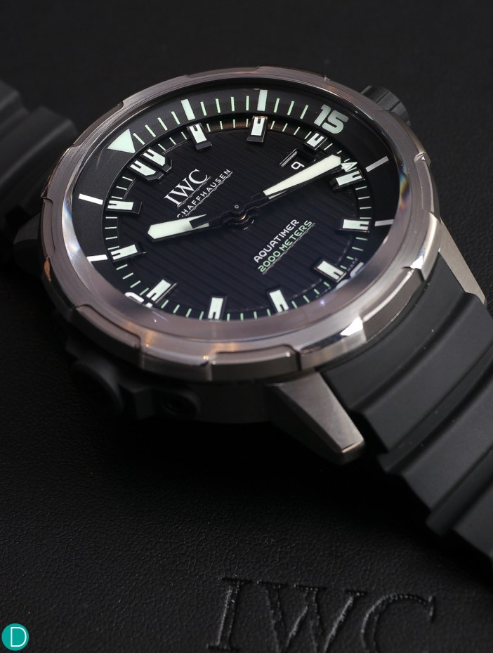 The IWC Aquatimer Automatic 2000, in one of the two available dial variations.